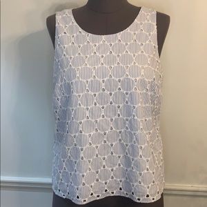 Banana Republic Eyelet Top